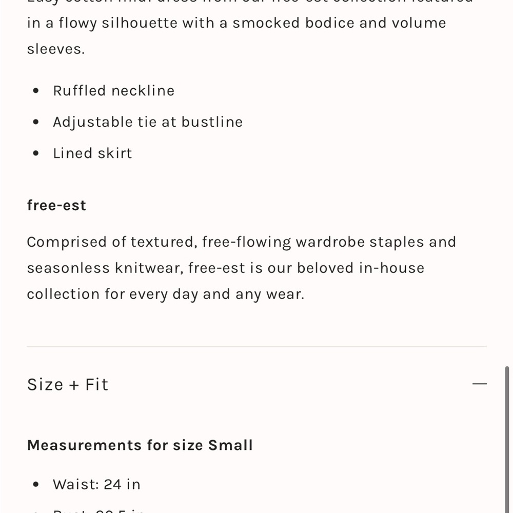 Free People Teal Off-Shoulder Smocked Midi Dress with Side Slit - Picture 4 of 4